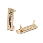 Handmade Printed Alloy Buckles (1 Piece) 4x1.2 CM Gold Color Metal Alloy For Bag making Accessories Spare Replacements